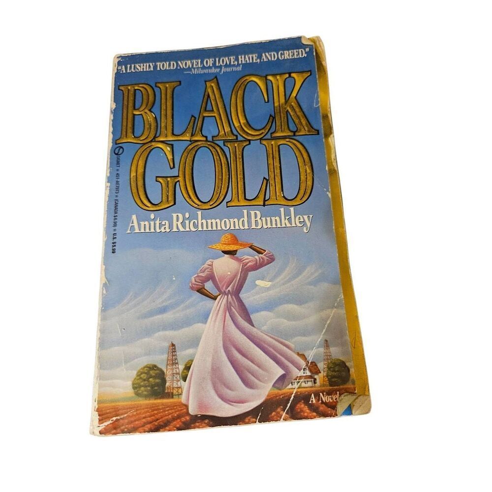 Black gold by Anita Richmond Bunkley - signet fiction books isbn 0451179730